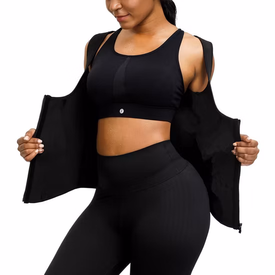 2022 Wholesale New Product Neoprene Zipper Plus Size Trainer Women Body Shaper