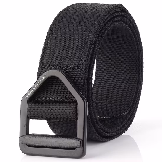 Herren-Mode-Lederband, verstellbare Dornschließe, lässiger Sport-Taillenlochgürtel
