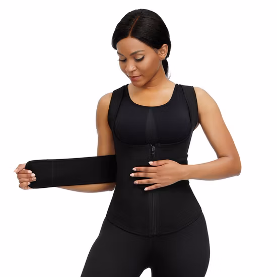 2022 Großhandel Neues Produkt Neopren Reißverschluss Plus Size Trainer Damen Body Shaper